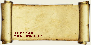 Isak Minić vizit kartica